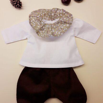 Chemisier poupée col volanté Liberty