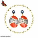 Boucles d'oreilles ARA ROUGE