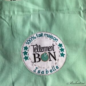 Tablier-cuisine-menthe-Tellement-bon-Bréhatine