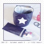 BOX 12 - Année 2 - Le tissu enduit - Projet : mon vanity rond en tissu enduit - Max box d'automne