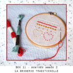 BOX 11 - Année 2 - La broderie traditionnelle - Projet : ma trousse complètement personnalisée - Ma box de rentrée – Image 3