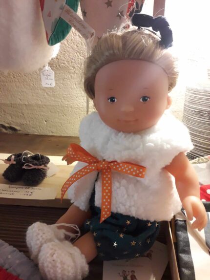 Gilet de berger pour poupée.