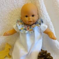 Robe blanche col Liberty Betsy